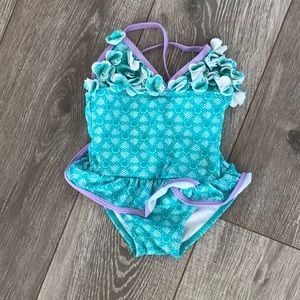 Pink platinum swimmer